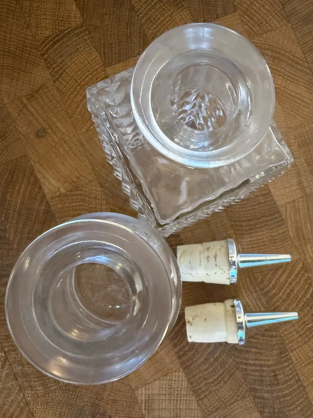 Luigi Bormioli Italian Mixology Dash Bottles Elixir No.1 & No.2, Perfect Cond.
